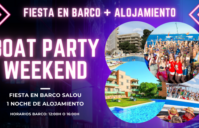 boat party Salou weekend